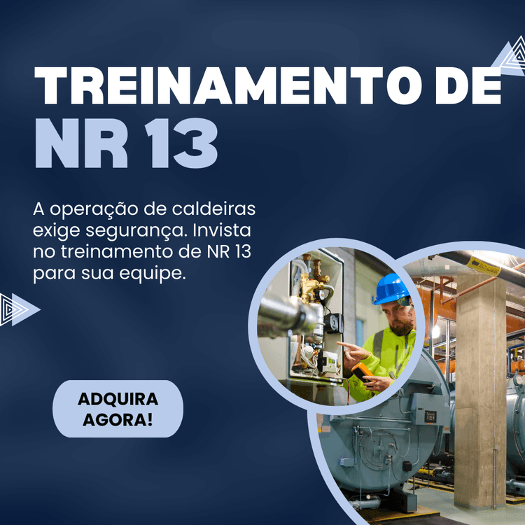 NR 13 – Treinamento de Segurança na Operação de Caldeiras